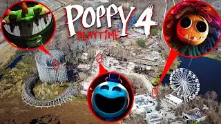 ДРОН ПОЙМАЛ ДОУИ-ЧЕЛОВЕКА-ПШЕНИКА, ЯРНАБИ И ПИАНОЗАВРА ИЗ POPPY PLAYTIME 4 В ПАРКЕ РАЗВЛЕЧЕНИЙ!