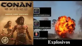 Conan Exiles fazendo bombas e armadilhas explosivas 2021 V&iacute;deo 23