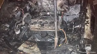 My new project car caught on fire Ep.1 Project redemption