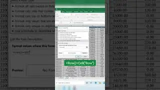 Highlight Active Cell Row in Excel | Advanced Excel