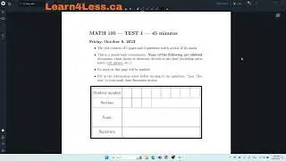 Math100 2023 - Midterm1 - Version 1