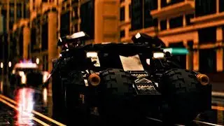 LEGO Batman Tumbler Chase | Blender Stop Motion Brickfilm