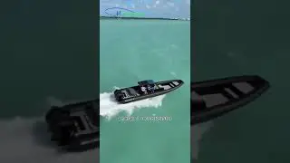Feel the raw power of the waves as this sleek speedster slices through the water!