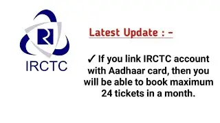 IRCTC Personal I'd ticket limit || IRCTC PERSONAL ID TICKET BOOKING LIMIT #irctc #2022 #irctcupdate