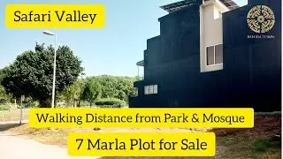 7 Marla Plot For Sale || Safari Valley Plot for Sale || Bahria Town Phase 8