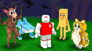 Surviving 99 Nights of BRAINROT in Roblox..