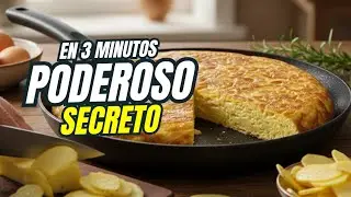 Por esto se te rompe la TORTILLA y no es el huevo. TORTILLA con patatas a lo pobre.