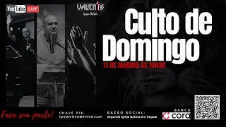 🔴 LIVE |CULTO DE DOMINGO NOITE