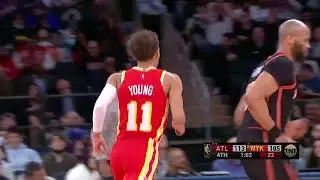 NBA精彩时刻：特雷 杨晃倒吉布森终结比赛，这到底是谁的地盘？