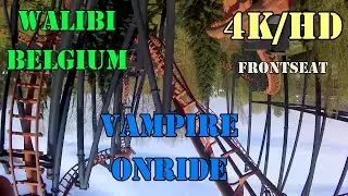 Vampire onride [Front seat] - Walibi Belgium 2023 (4K/HD)