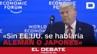 La lecci&oacute;n de historia de Trump: &laquo;Sin Estados Unidos ustedes hablar&iacute;an alem&aacute;n... y quiz&aacute;s japon&eacute;s&raquo;