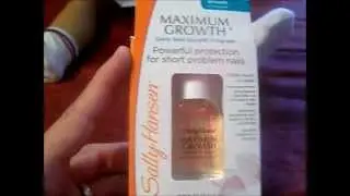 My Review Of Sally Hansen Maximum Growth Nails!