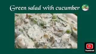 Green Salad, Cucumber, Healthy, Diet-Friendly, Energizing