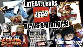 ПОСЛЕДНИЕ УТЕЧКИ LEGO НОВОСТИ И СЛУХИ 2022 ГОДА | Индиана Джонс, Marvel, Гарри Поттер, Creator Expert и МНОГОЕ ДРУГОЕ