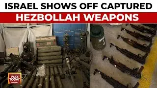 Israel Iran War LIVE: Israel Shows Off Captured Hezbollah Weapons| Israel Vs Hezbollah LIVE