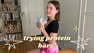 TRYING/RANKING PROTEIN BARS FROM TRADER JOE'S!