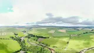 Northumberland - UK - Ingram & The River Breamish - 360&deg; Panorama