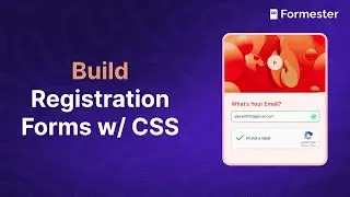 Как создать собственную форму регистрации с помощью CSS (без HTML)