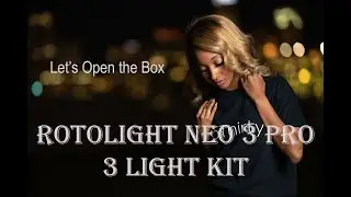 Rotolight Neo 3 Pro 3 Light Kit Box Opening