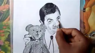 How to draw Mr Bean / Easy Pencil Sketch
