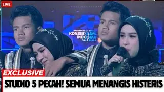 GEMPAR! Satu Studio 5 Histeris, Valen & Mila Paksa Artis Senior Menangis Sesenggukan!