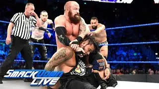 The Usos vs. Rusev Day vs. SAnitY - Triple Threat Tag Team Match: SmackDown LIVE, Sept. 4, 2018