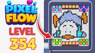 Pixel Flow Level 354 Walkthrough