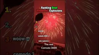 Ranking Best FIREWORKS Explosions #tiktok #usa  #explosion
