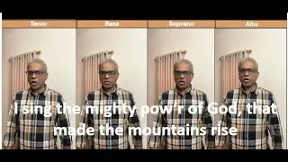 I sing the mighty power of God |  SATB | With Lyrics | ELLACOMBE | Melodies for Him
