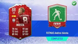 ANDR&Eacute;S INIESTA FUTMAS SBC!!! *CHEAPEST* - FIFA 19 ULTIMATE TEAM