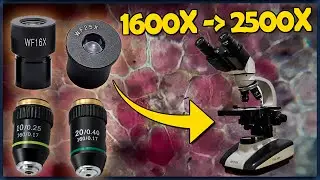 Trocando o conjunto de lentes do microscópio! (Upgrade)