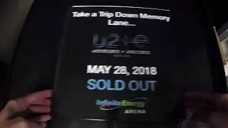 Infinite Energy Center - U2 Fan Memory Book