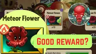 Level Up Meteor Flower in Plants vs Zombies 2 🔥 Plant of the Week Ep.51