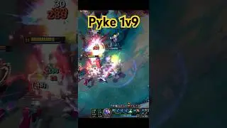 Pyke 1v9 Carry#lol #outplay #riot #gaming #league #pyke #support #shorts #chill #lofi #gameplay