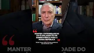 Michel Temer speaks on recent controversies involving the Supreme Court