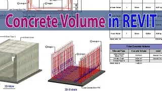 Calculate Concrete Quantity in REVIT - Revit Takeoff