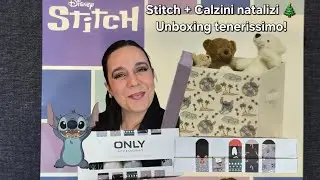 Unboxing Stitch Organizer 💙 + Calzini natalizi ONLY 🎄 Idee carine e low cost! #shopping 