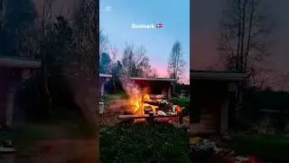 Vibes on fire 🔥🏕️ #campingnight #denmark