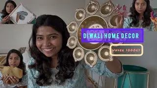 Diwali Home Decor Haul ✨| Under 1000rs | Flipkart Haul