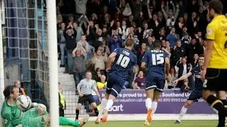 Another Angle: Barry Corr scores against Burton Albion