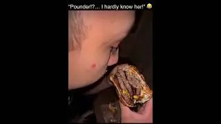 McDonald's new pounder 😄 #mcdonalds #quarterpounder #fyp