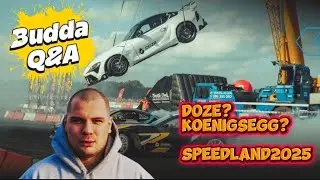 BUDDA i Q&A z WIDZAMI podczas Speedland2025. Pojawia sie pytanie o DOZE I KOENIGSEGG