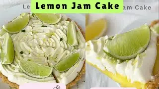Quick & Easy Lemon Jam Cake Recipe #cake #lemoncake #lemonrecipe #jamcake #lemonjelly #jellycake