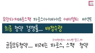 유안타제14호스팩 파로스아이바이오 에이엘티  버넥트 최종 경쟁률.. 배정수량