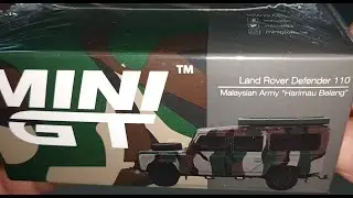 Diecast MiniGT - Land Rover Defender 110 Malaysia army