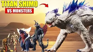 Titan shimo vs Giant Monsters | 3D Monster Size Comparison 2025