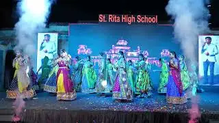 Rajastani Folk Cultural Dance, Annual Day - St. Rita HS, New Hafeezpet