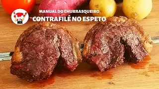 Como Fazer Churrasco Contrafil&eacute; na Brasa F&aacute;cil R&aacute;pido Simples