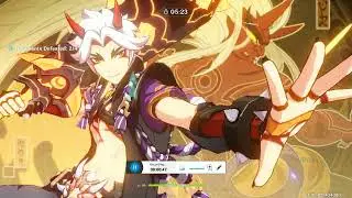 Itto with Whiteblind r5 and 160 crit (avg)
