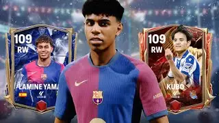 TOTY Yamal And Kubo Review FC MOBILE 🤯 Best RW FC MOBILE || LION